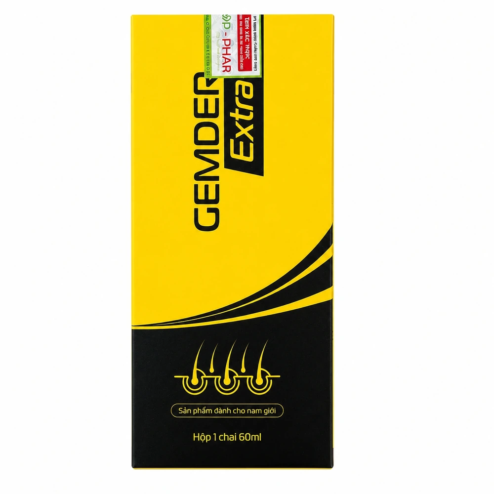 Gemder 5% Minoxidil 60ml – Hỗ Trợ Điều Trị Rụng Tóc Androgen